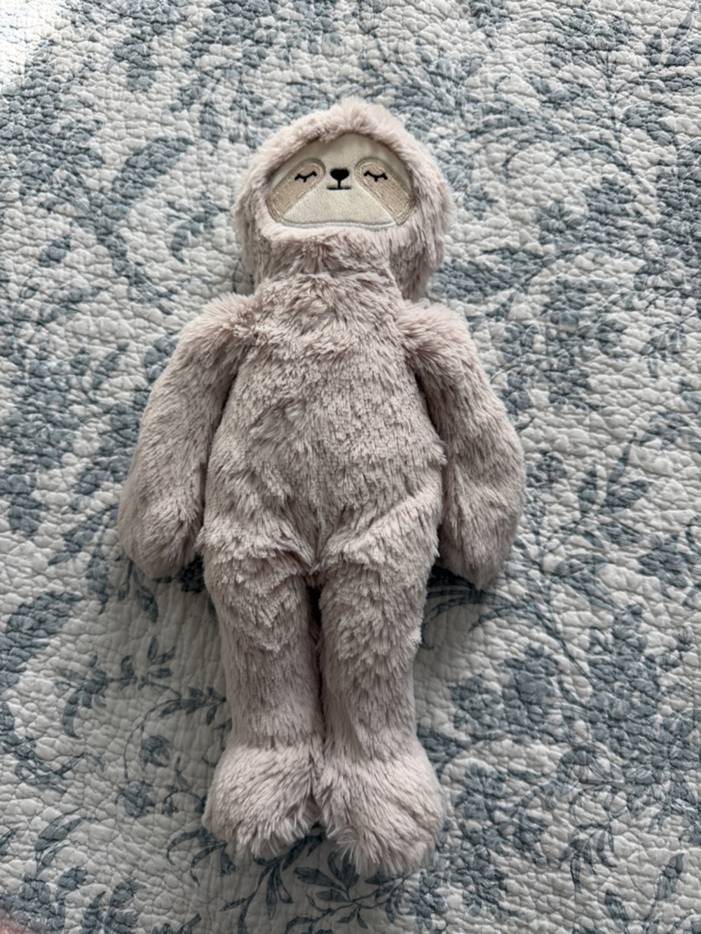 Plush Sloth Stuffed Animal - Soft Cream Comfort Toy